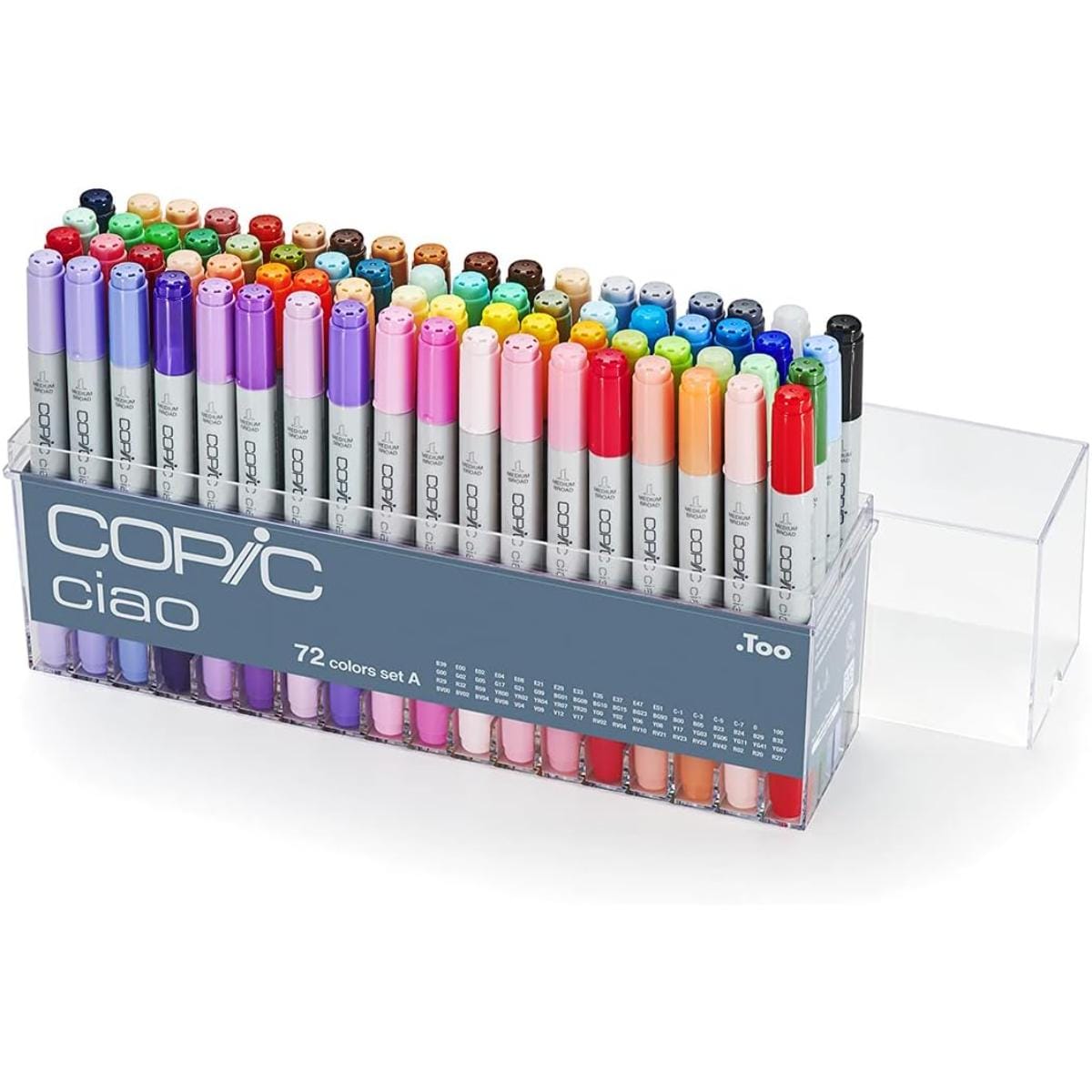 Copic Ciao - Estojo com 72 Cores - Conjunto 72A Copic