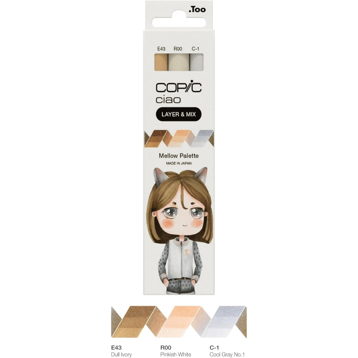 Copic Ciao Layer & Mix - Mellow Palette - 3 Cores Copic