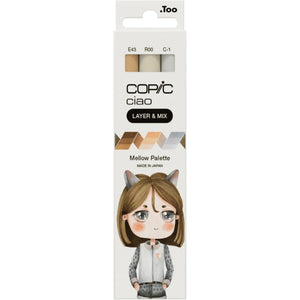 Copic Ciao Layer & Mix - Mellow Palette - 3 Cores
