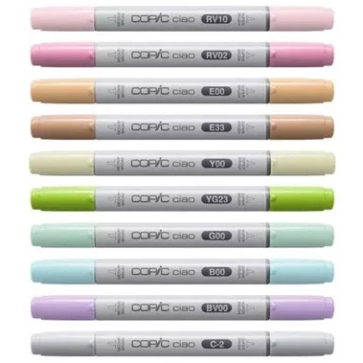 Copic Ciao - My First Copic - 10 Cores + 2 Multiliner Copic