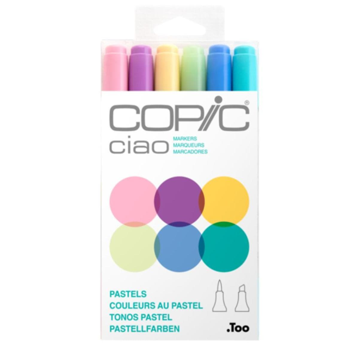 Copic Ciao Pastels - 6 Tons Pastel Copic