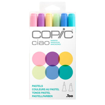 Copic Ciao Pastels - 6 Tons Pastel Copic