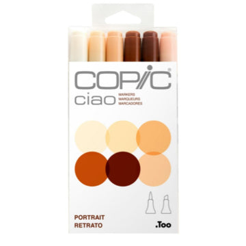 Copic Ciao Portrait - 6 Cores para Retratos Copic