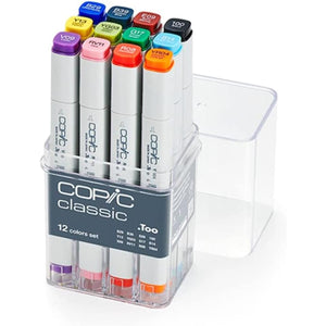 Copic Classic - Estojo com 12 Cores Básicas