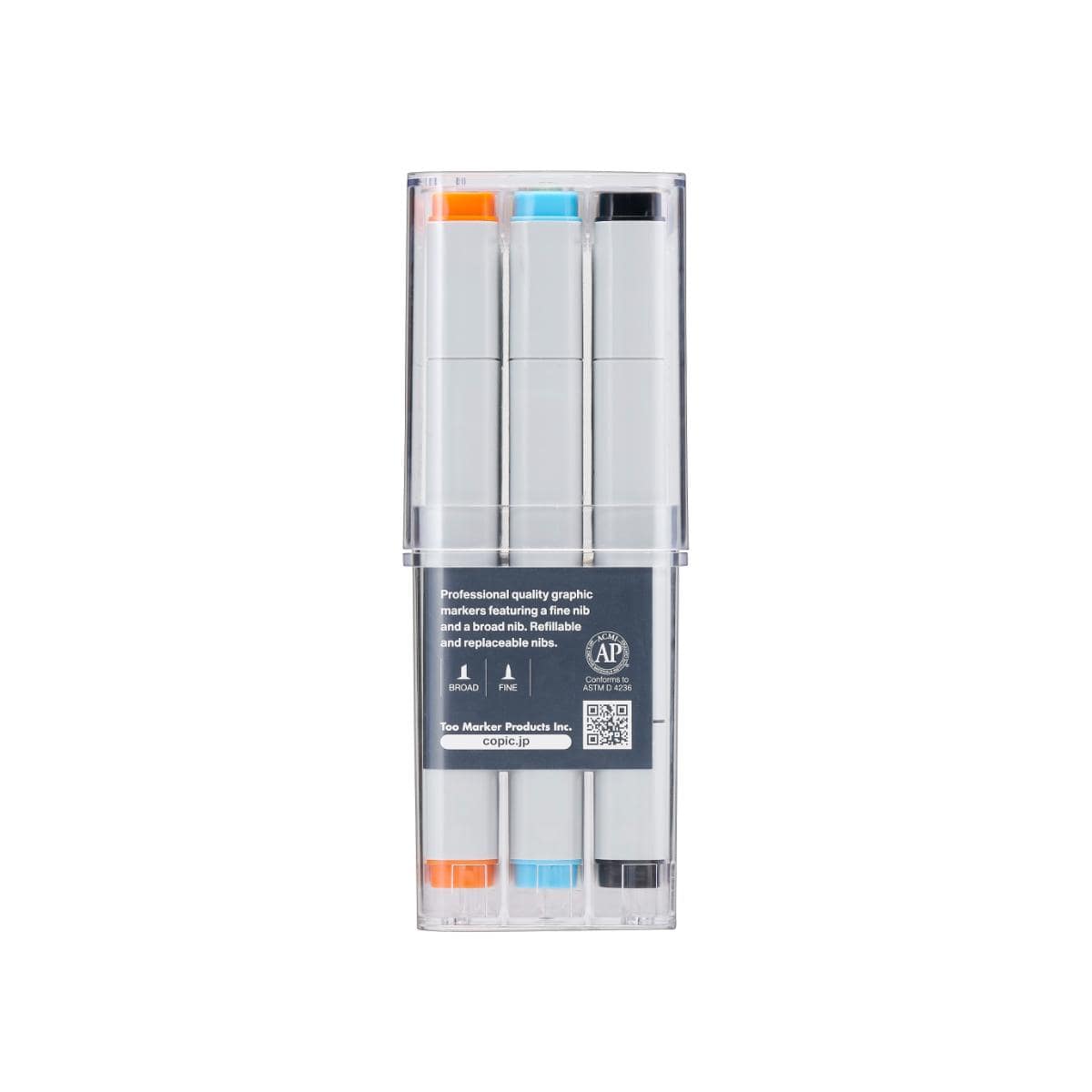 Copic Classic - Estojo com 12 Cores Básicas Copic