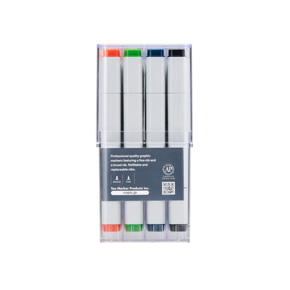 Copic Classic - Estojo com 72 Cores Conjunto A Copic