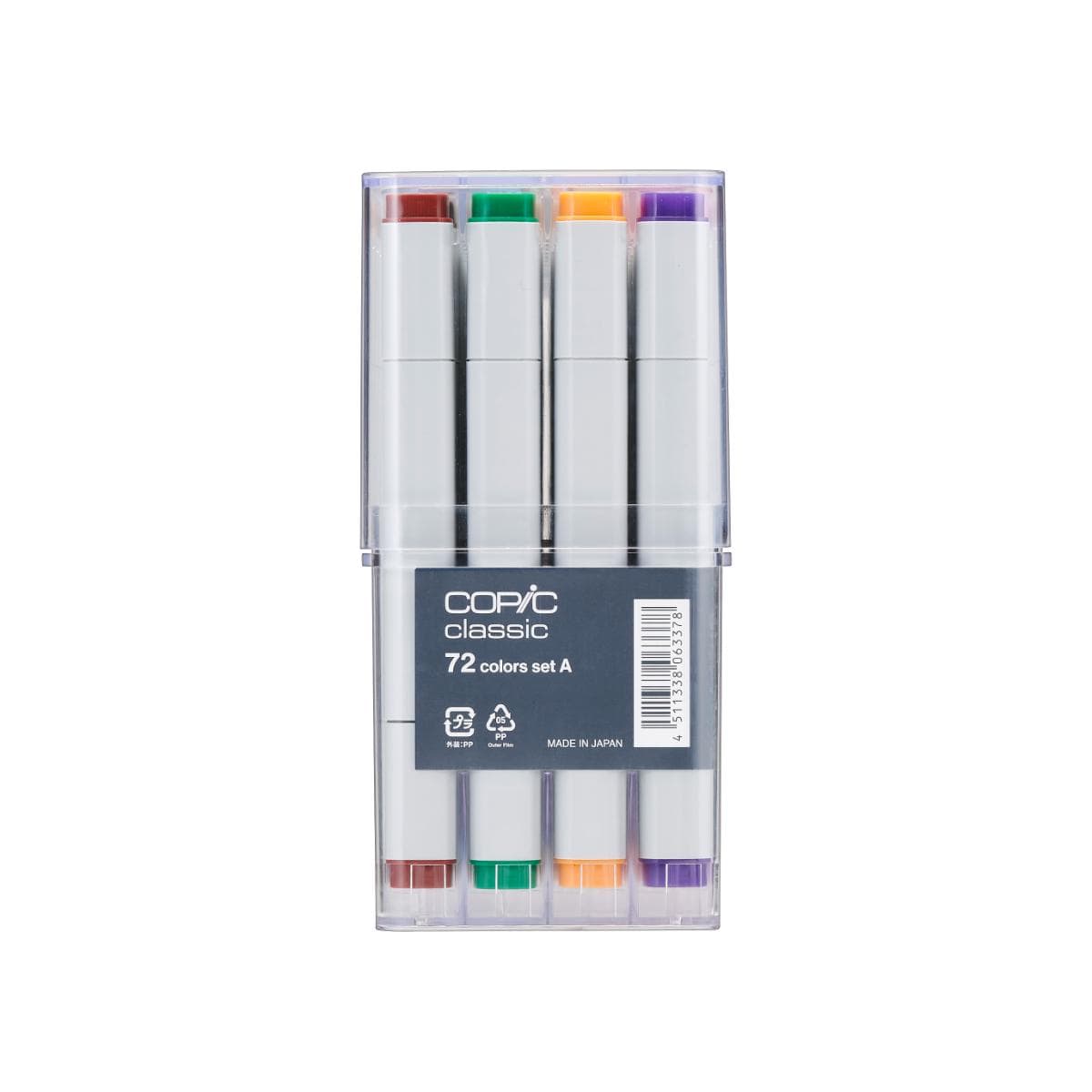 Copic Classic - Estojo com 72 Cores Conjunto A Copic