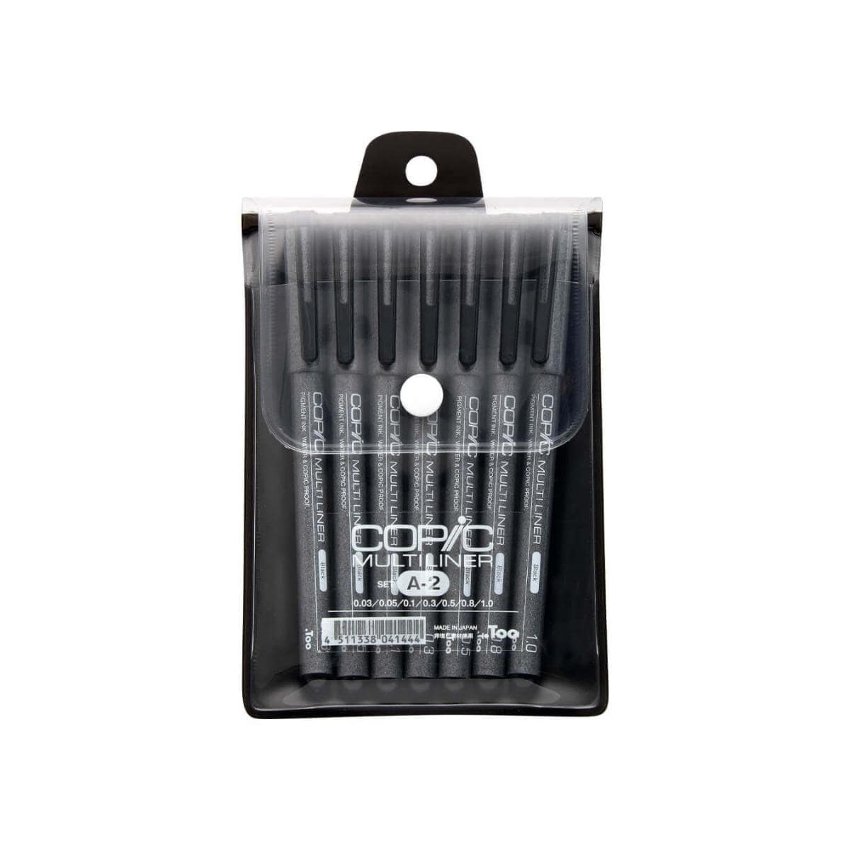 Copic Multiliner - Estojo com 7 Canetas - Conjunto A2 Copic