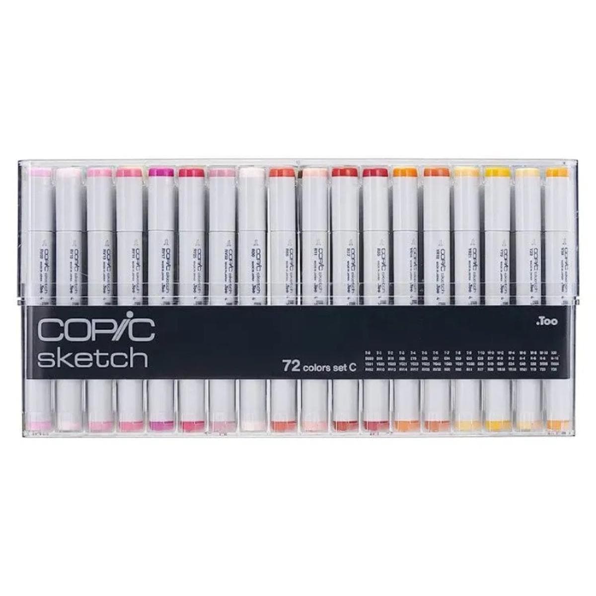 Copic Sketch - Estojo com 72 Cores - Conjunto 72C Copic