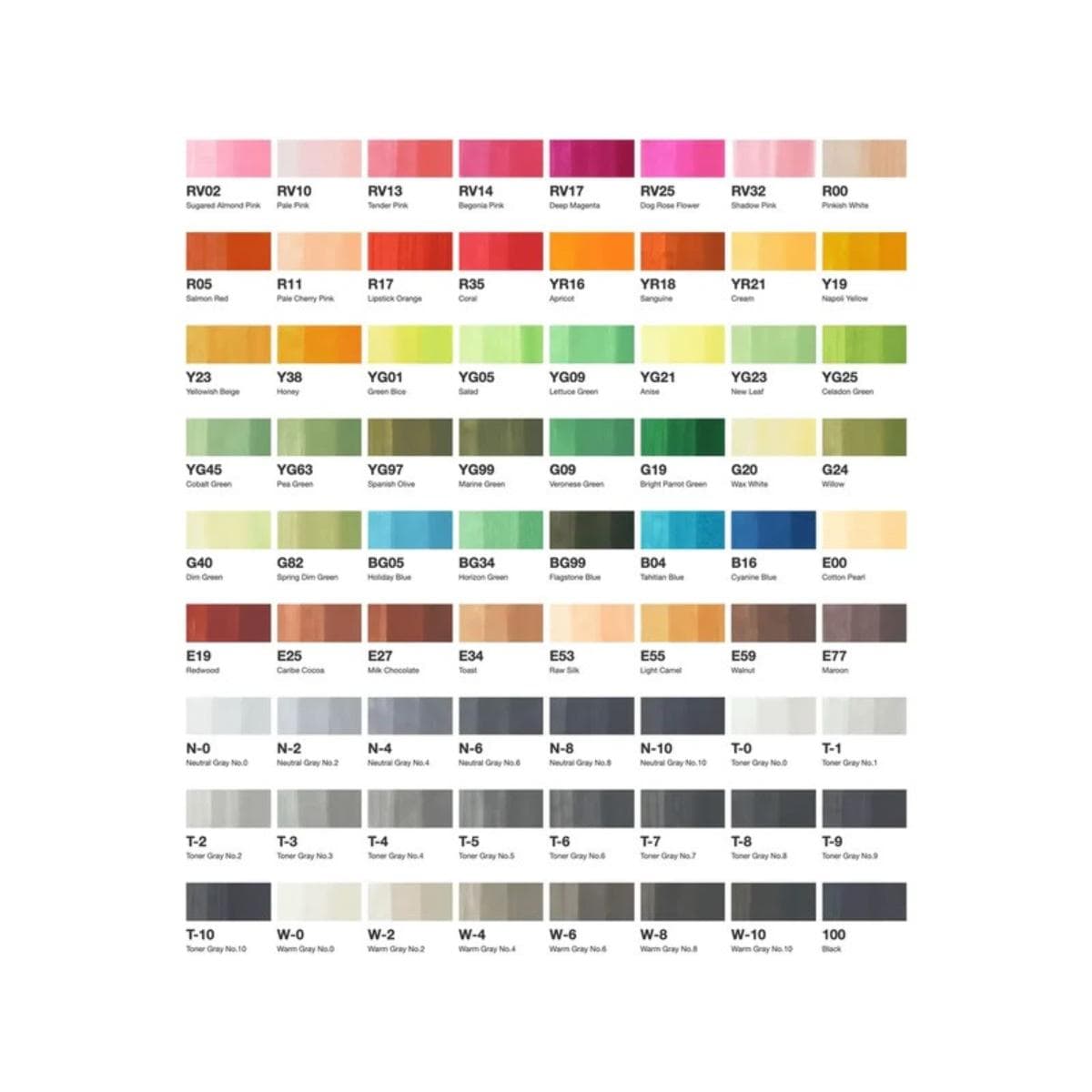 Copic Sketch - Estojo com 72 Cores - Conjunto 72C Copic