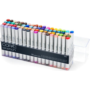 Copic Sketch - Estojo com 72 Cores - Conjunto 72D