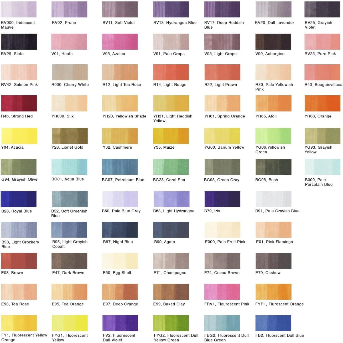 Copic Sketch - Estojo com 72 Cores - Conjunto 72D Copic