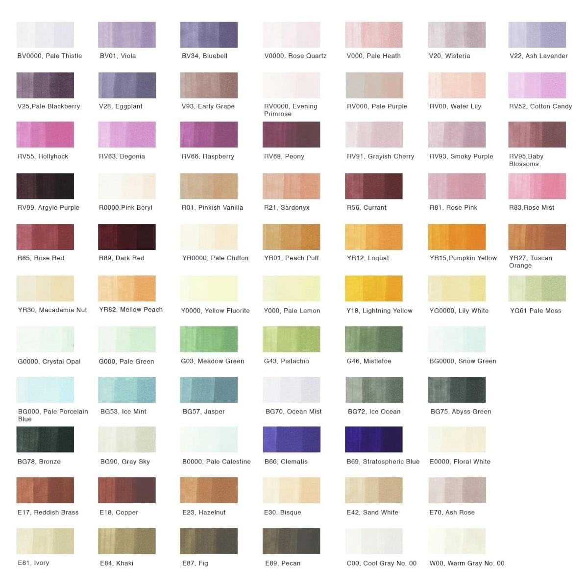 Copic Sketch - Estojo com 72 Cores - Conjunto 72E Copic