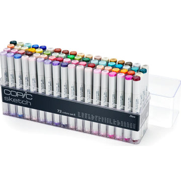 Copic Sketch - Estojo com 72 Cores - Conjunto 72E Copic