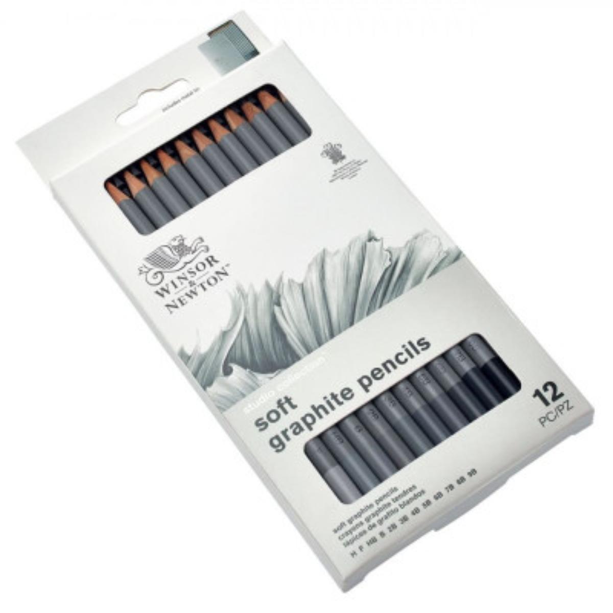 Estojo Lápis de Desenho Winsor & Newton 12 Graduações H - 9B