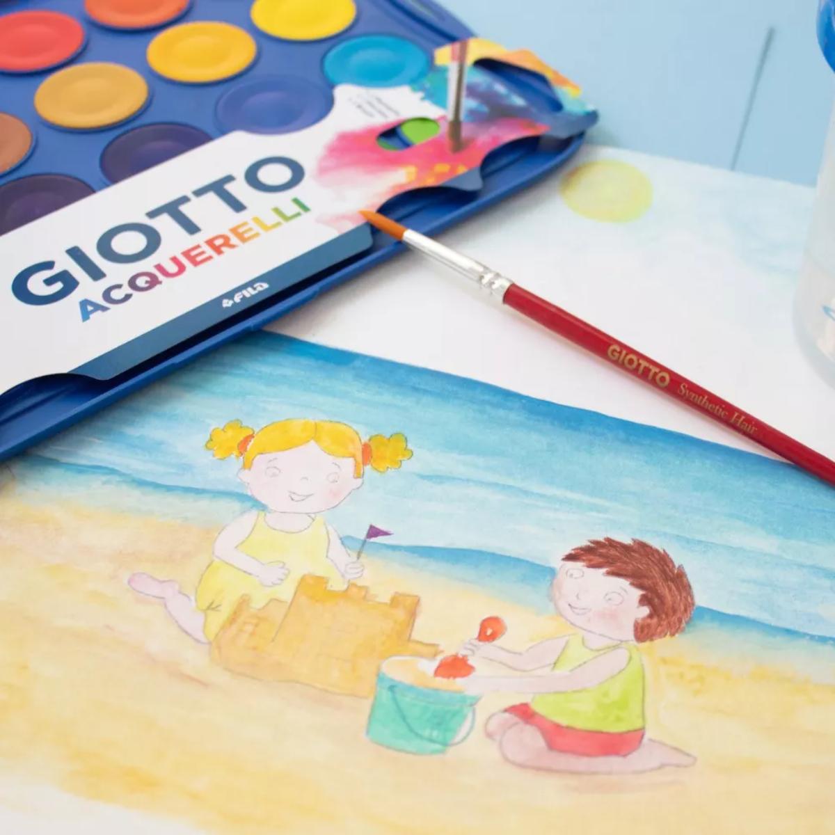 Aquarela Giotto Mini - 36 Cores - 23mm