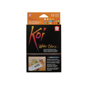 Aquarela Sakura Koi Water Colors - 18 Cores - XNCW-18N