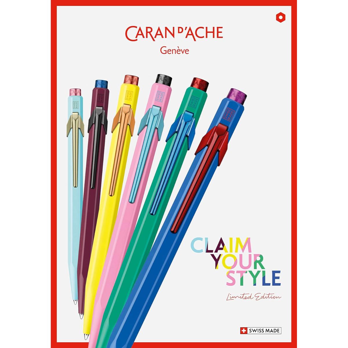 Caneta Caran D´Ache 849 Claim Your Style - Rosa Hibisco
