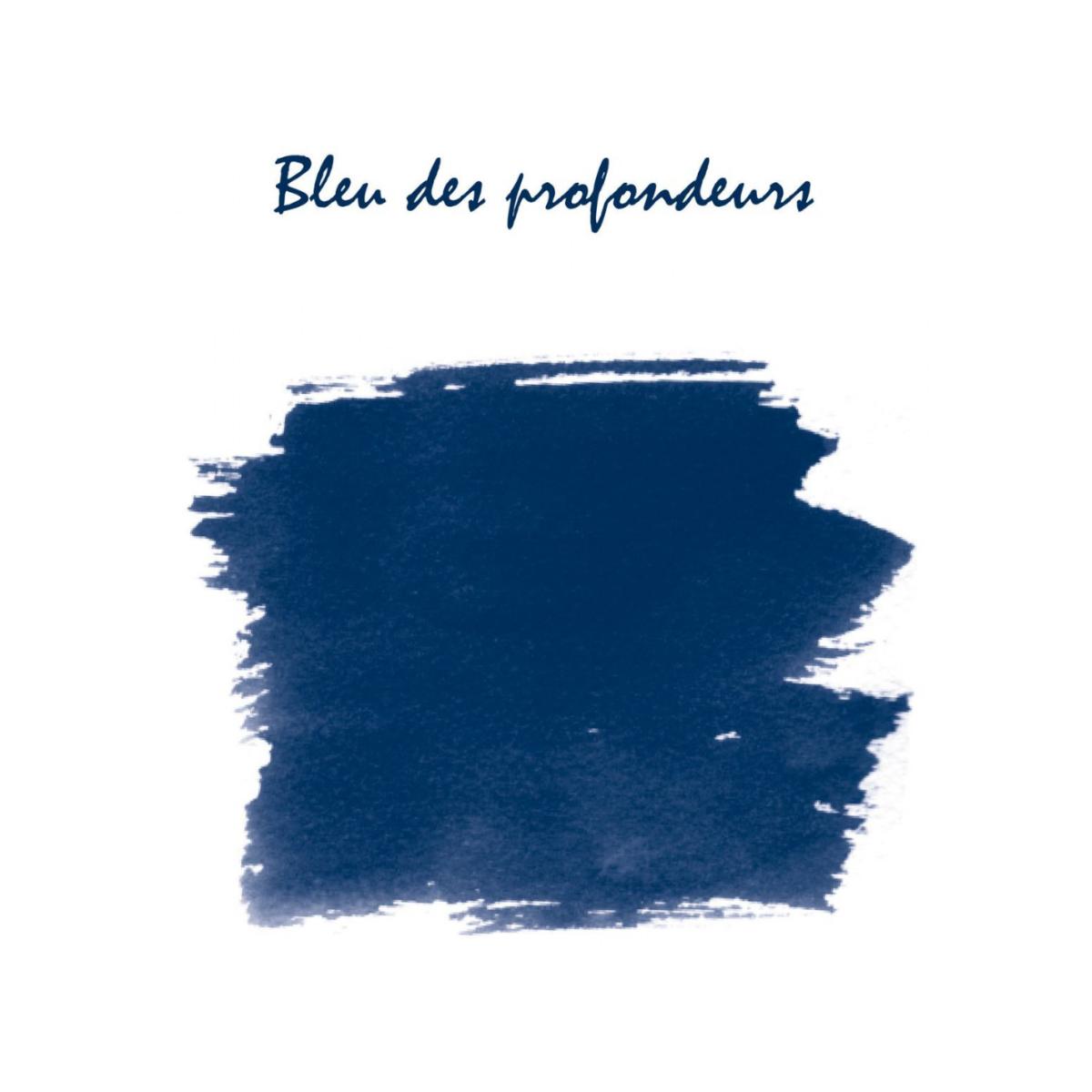 Tinta para Caneta Tinteiro Herbin Bleu Des Profondeurs - 30ml