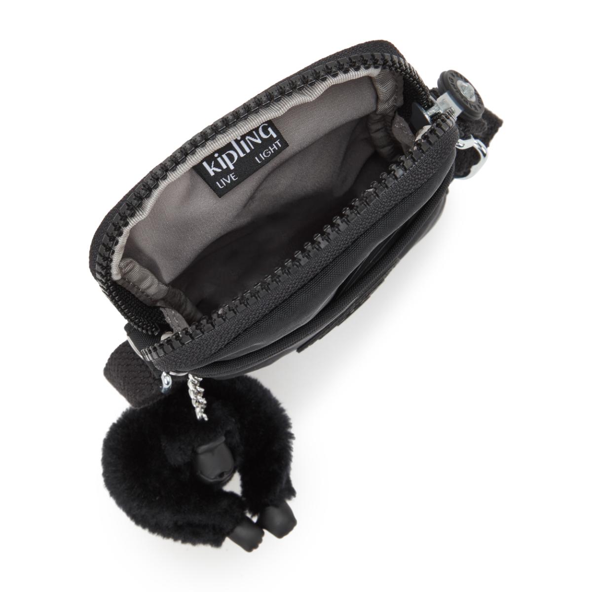 Bolsa Transversal Kipling Tally - Black Noir - Preto