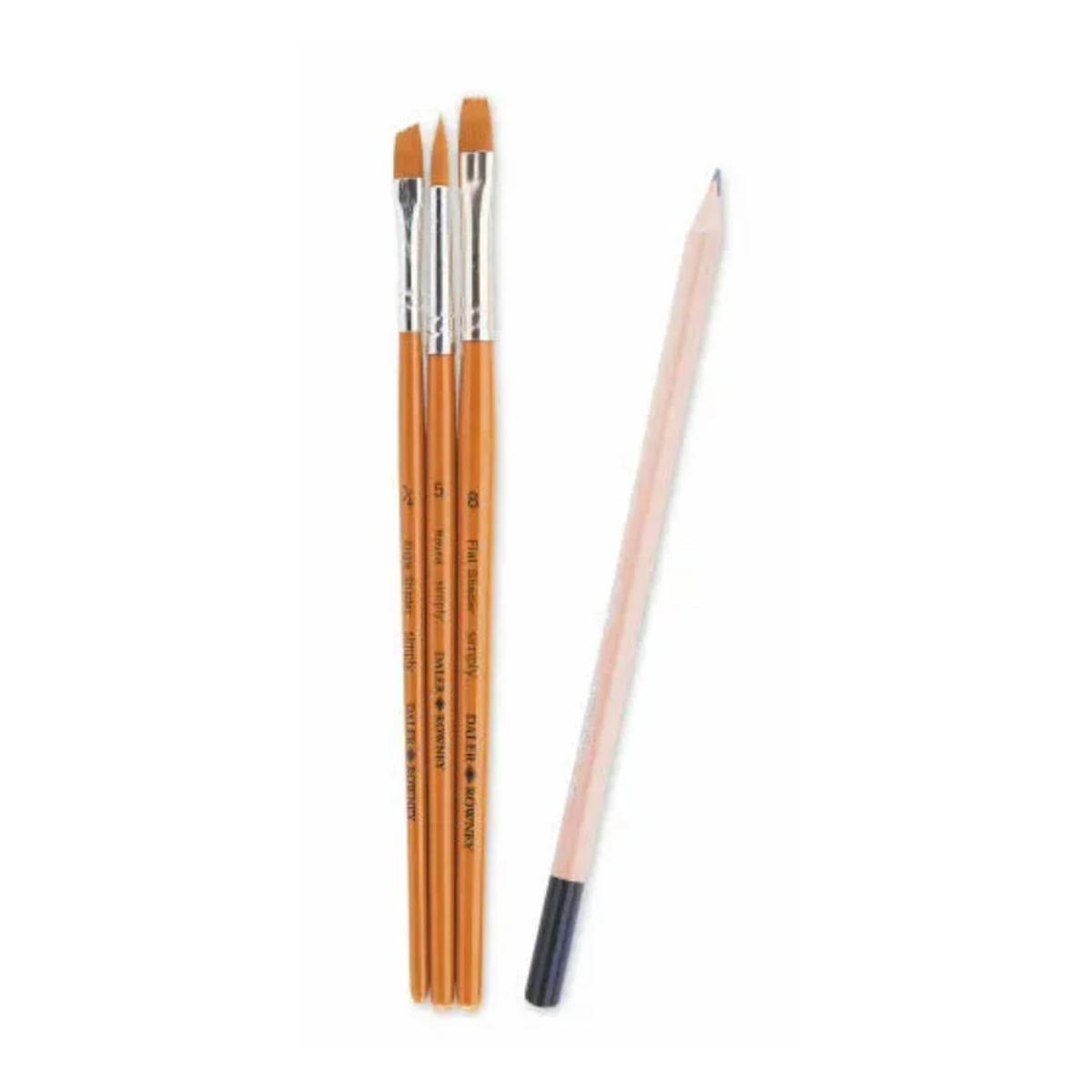 Kit Acrílica Daler & Rowney - Simply - 25 Itens