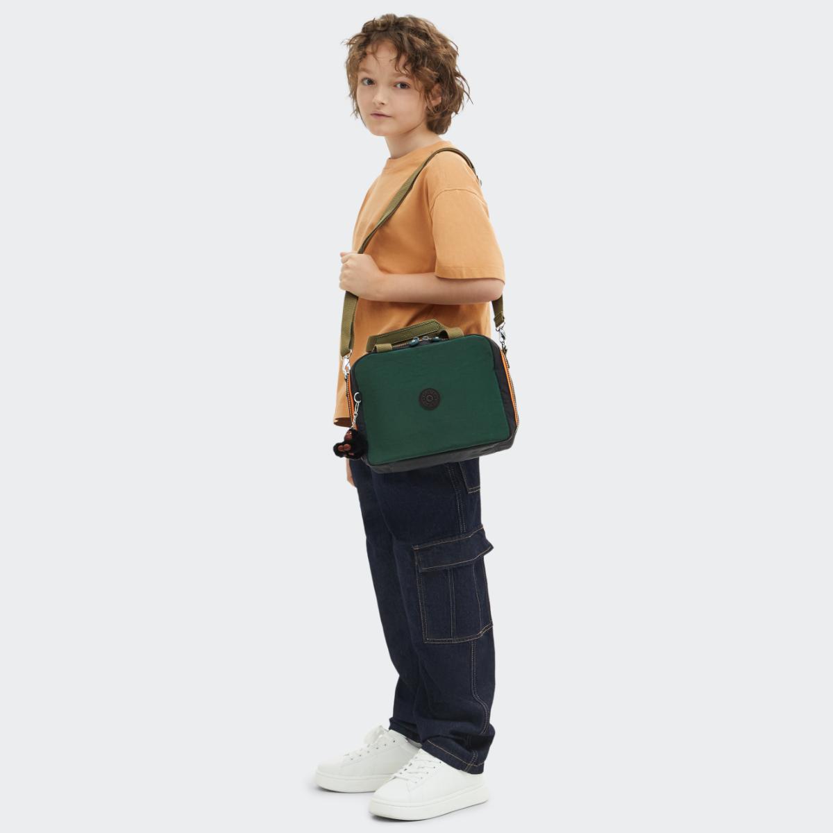 Lancheira Kipling Miyo - Tree House Bl - Verde