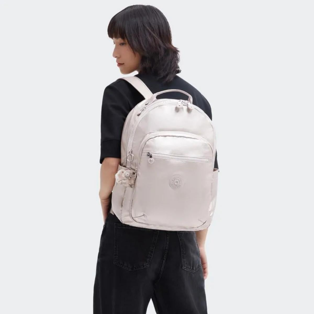 Mochila Kipling Seoul - Metallic Glow