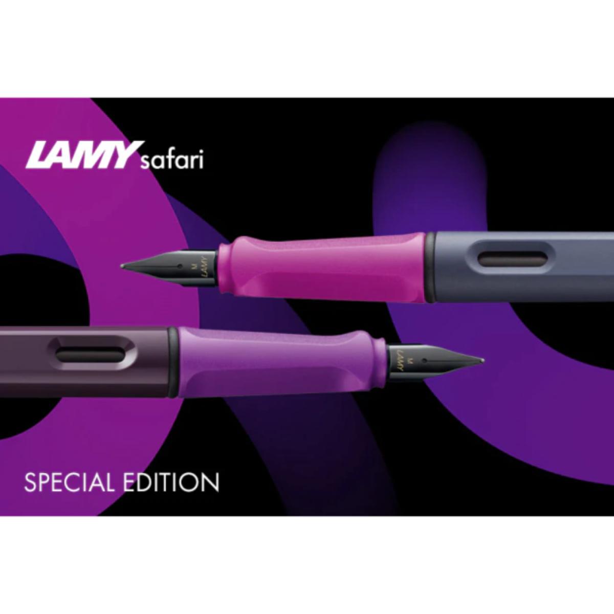 Caneta Tinteiro Lamy Safari - Violet Blackberry - Pena M