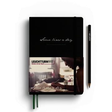 Diário Leuchtturm1917 Some Lines a Day - 5 Anos - Black Leuchtturm1917