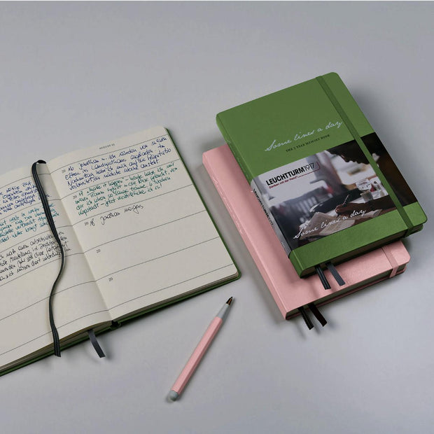 Layout interno do diário 5 anos Leuchtturm