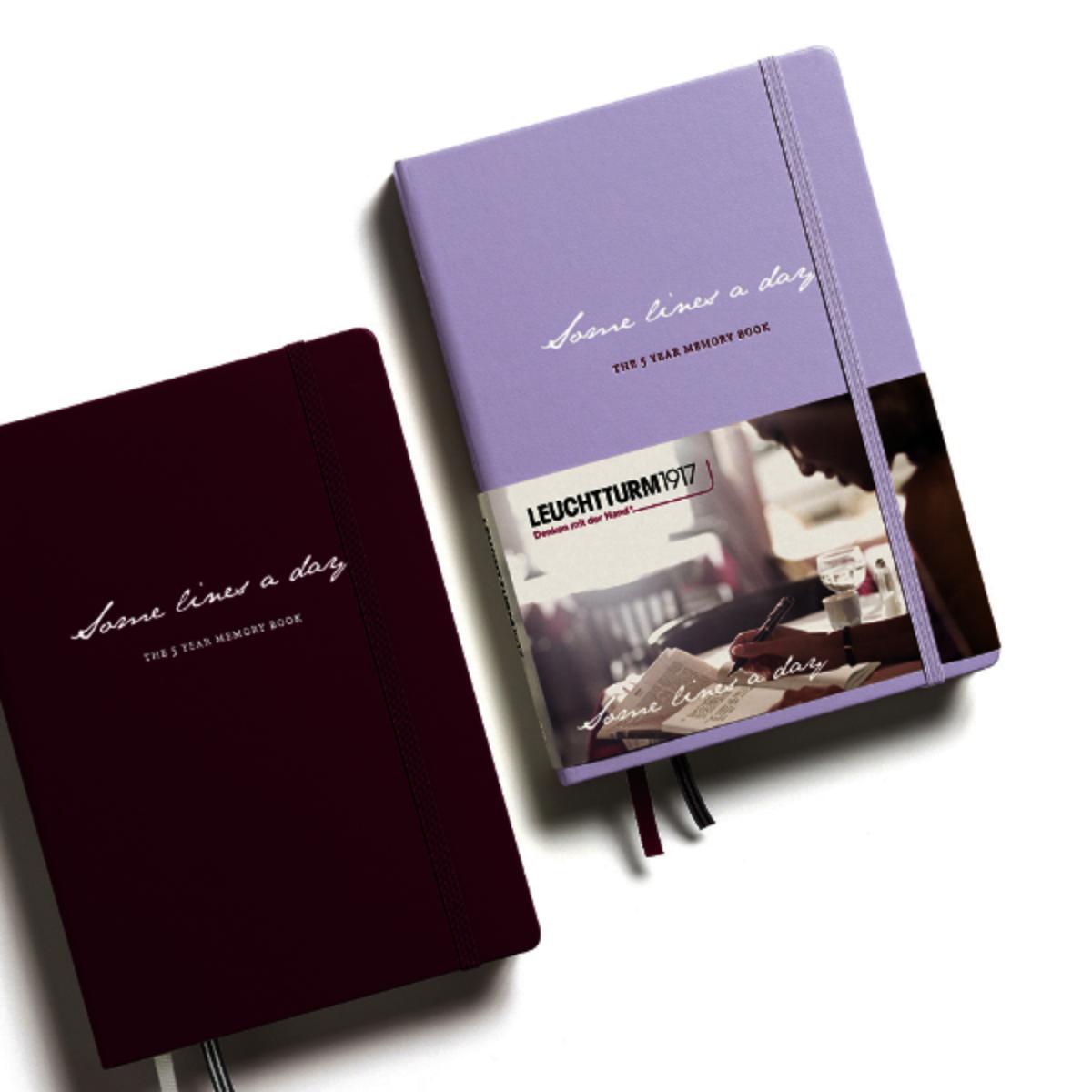 Diário Leuchtturm1917 Some Lines a Day - 5 Anos - Lilac Leuchtturm1917