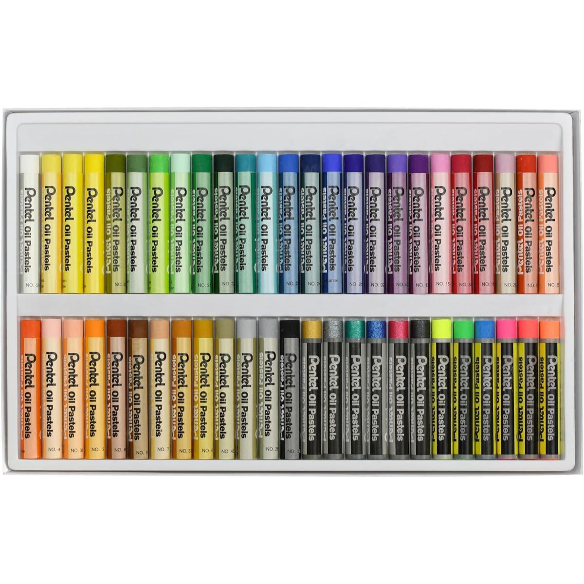 Giz Pastel Oleoso Pentel  - 50 Cores Sortidas