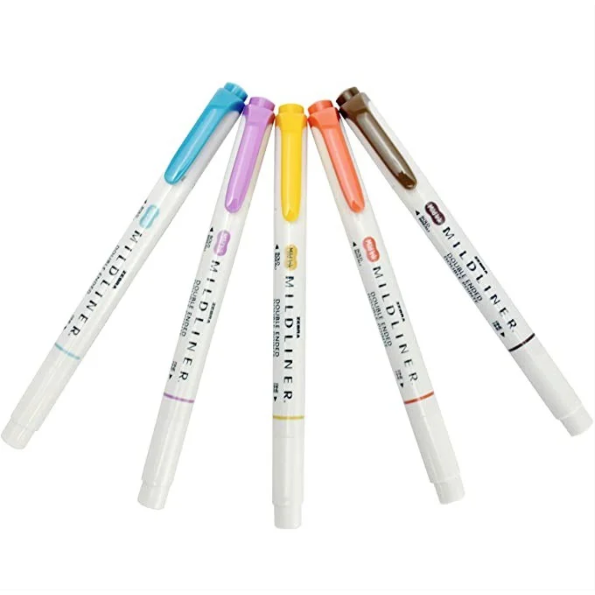 Marca Texto Zebra Mildliner - Caixa com 5 Cores Quentes