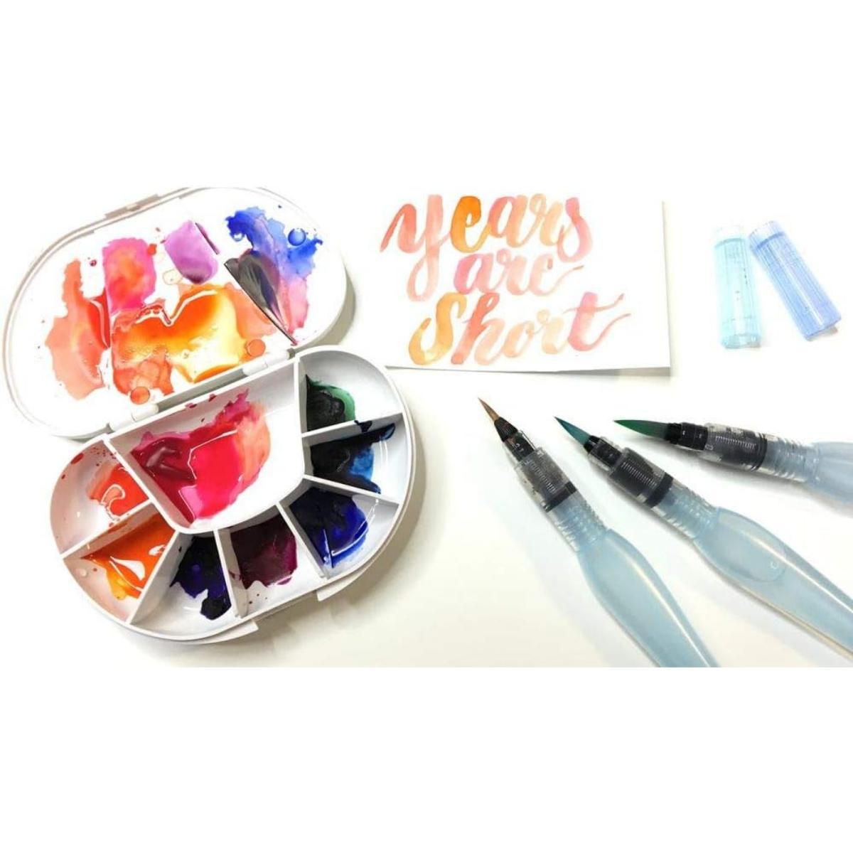 Pincel Pentel Aquash Brush Com Reservatório - Chanfrado