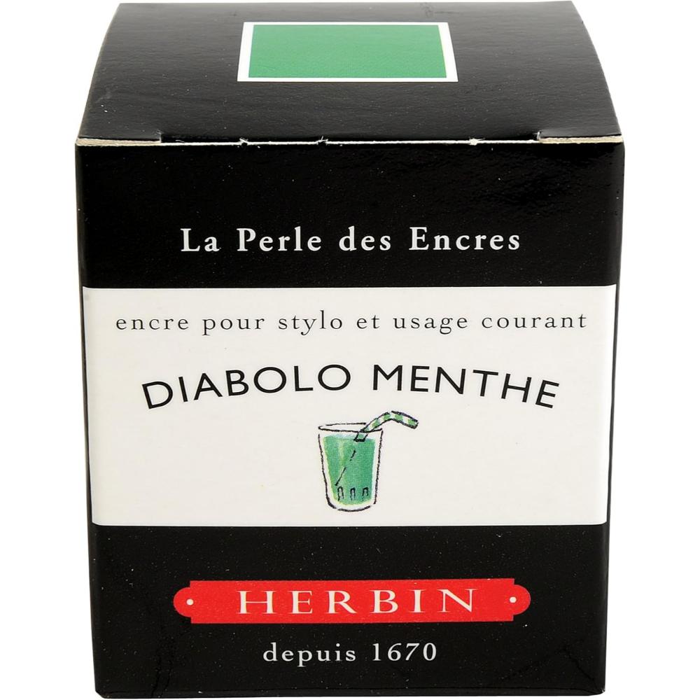 Tinta Para Caneta Tinteiro Herbin - Diabolo Menthe - 30ml - 13033T