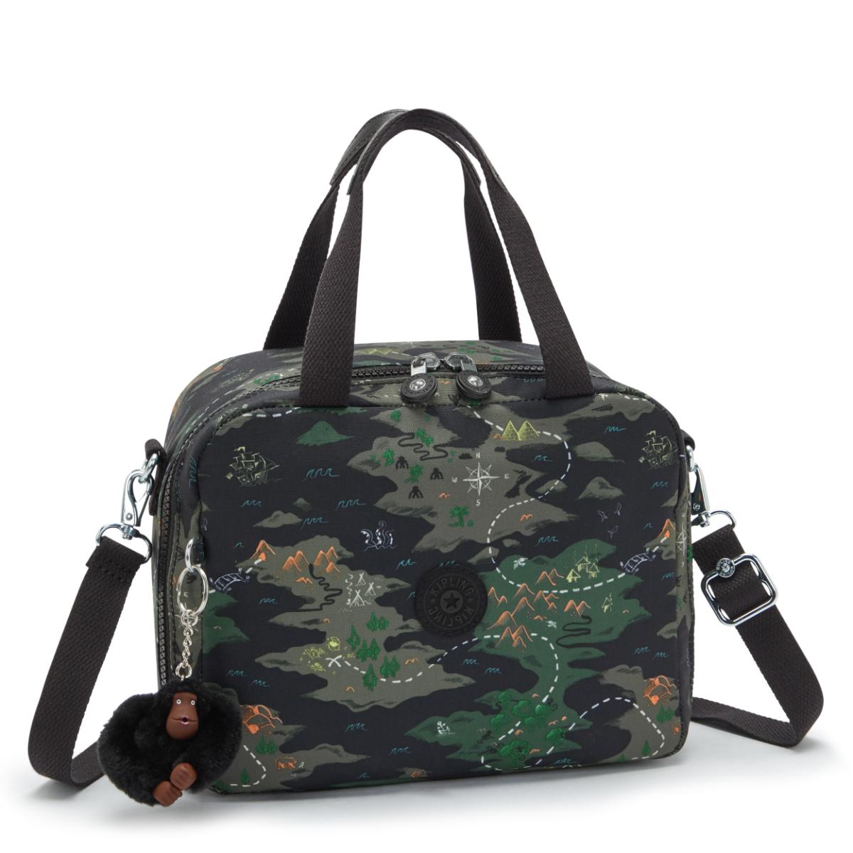 Lancheira Kipling Miyo - Camo Treasure - Estampa