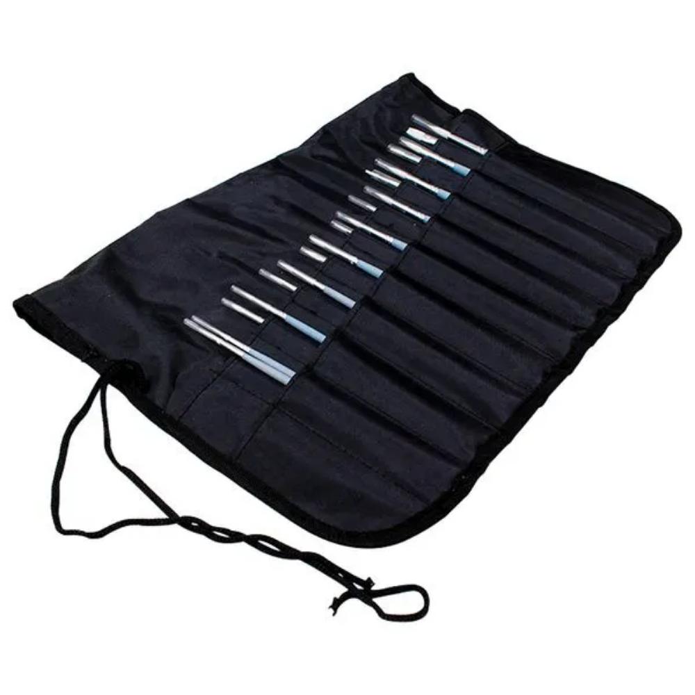 Conjunto de Pinceis Cromacolor - Kit com 18 Pinceis Redondos - SFB0144