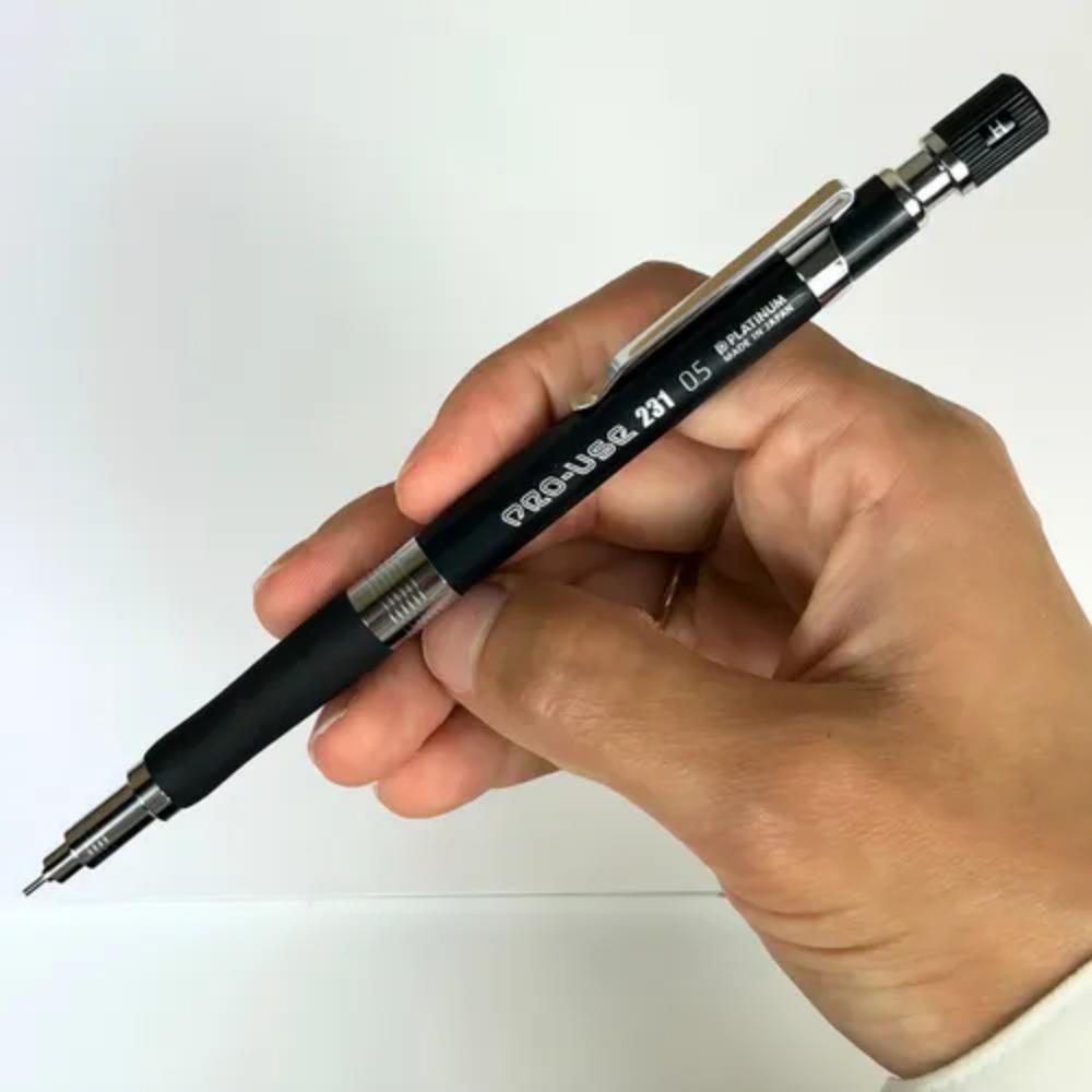 Lapiseira Platinum Pro Use 231 0,5mm - MSDC-1500B 1 - Black