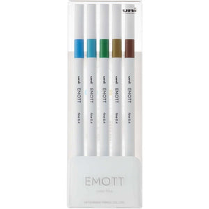 Caneta Emott UniBall - Estojo com 5 - Estojo 5C N4 Island Colors