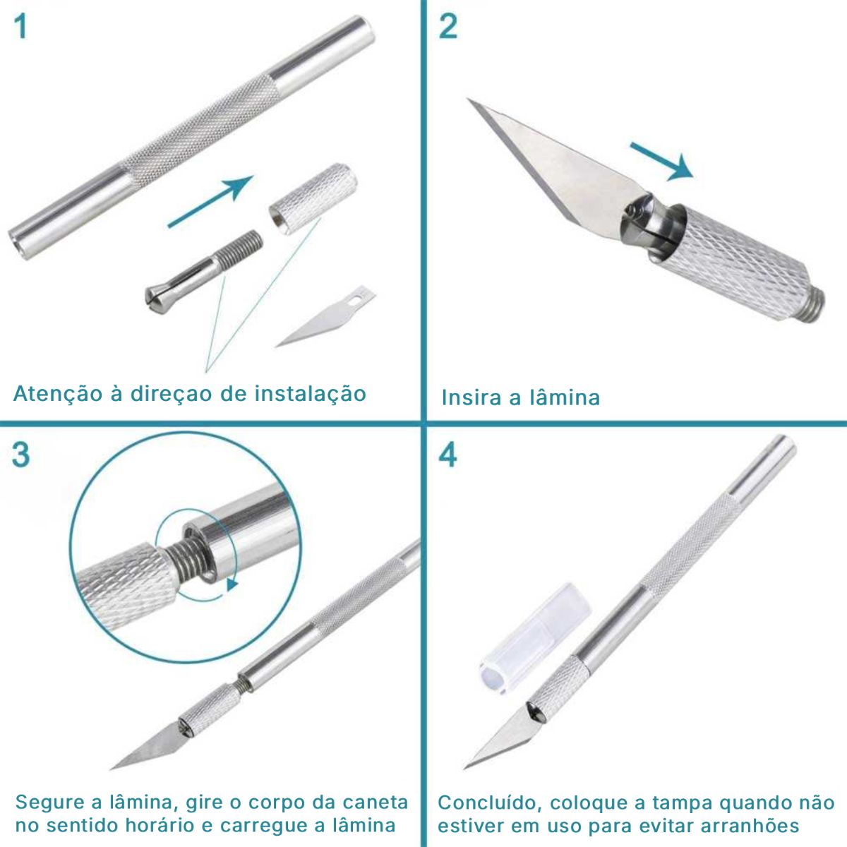 Estilete de Precisão Sinoart - T0142 Livraria Skilo
