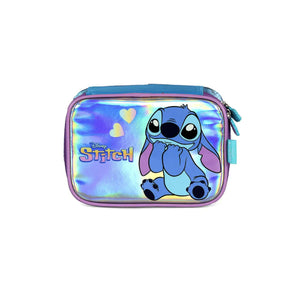 Estojo Box Stitch Holográfico - Azul