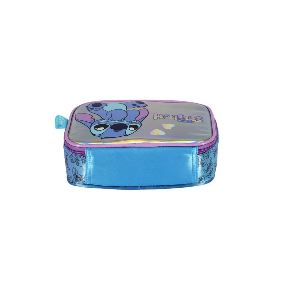 Estojo Box Stitch Holográfico - Azul Up4You