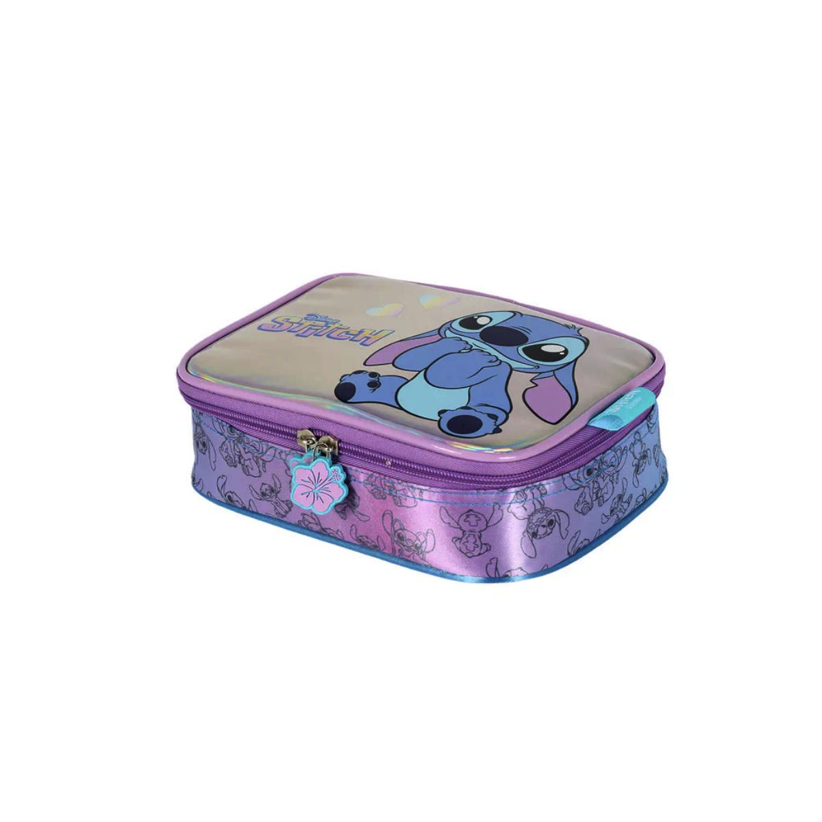 Estojo Box Stitch Holográfico - Azul Up4You