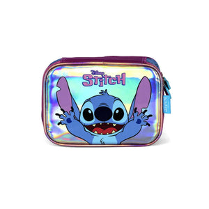 Estojo Box Stitch Holográfico - Roxo