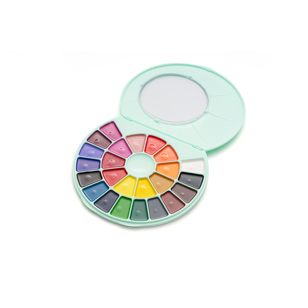 Estojo de Aquarela Semiúmida Himi - 24 Cores - Com Pincel - Roxo HIMI