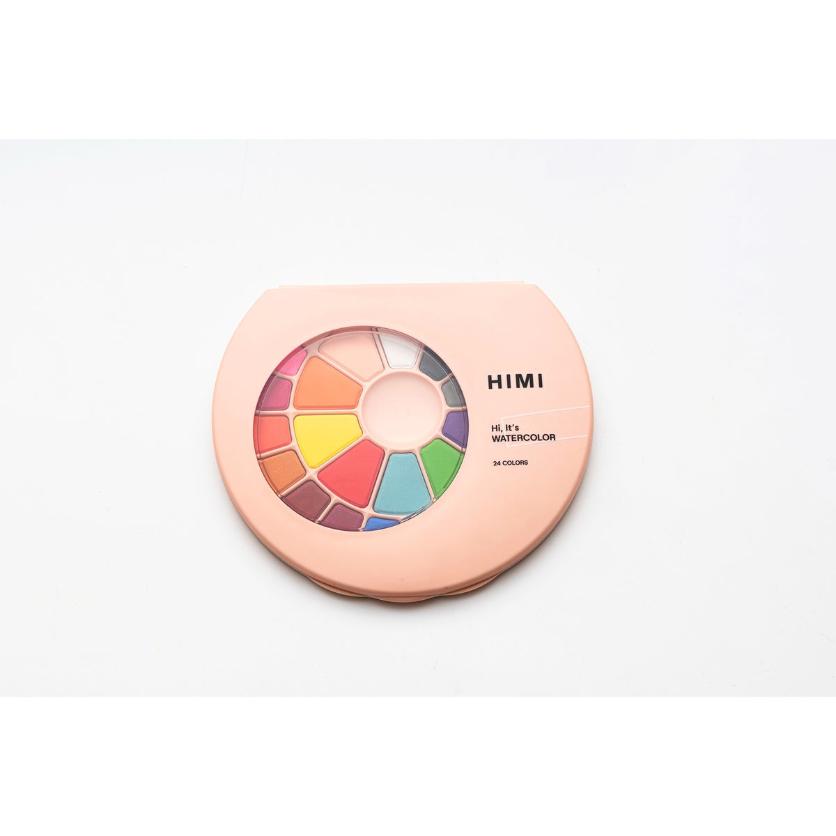 Estojo de Aquarela Sólida Himi - 24 Cores - Com Pincel - Peach HIMI