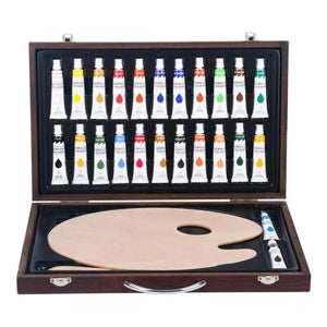 Estojo de Tinta Acrílica Sinoart - 34 Peças