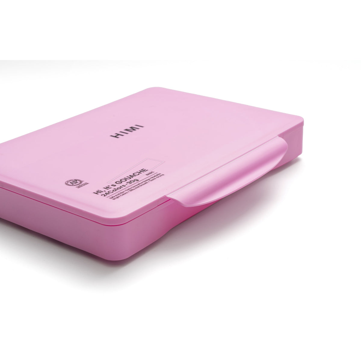 Estojo de Tinta Guache Himi - 24 Cores - 3 Pincéis - Pink HIMI