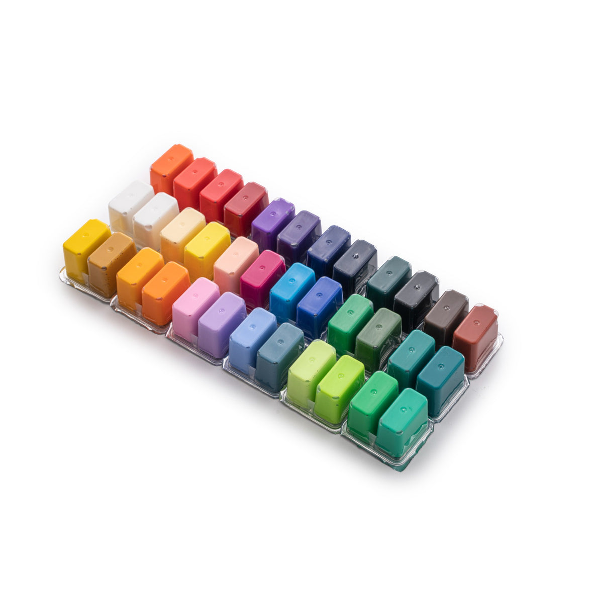 Estojo de Tinta Guache Himi - 36 Cores - 3 Pincéis - Azul HIMI