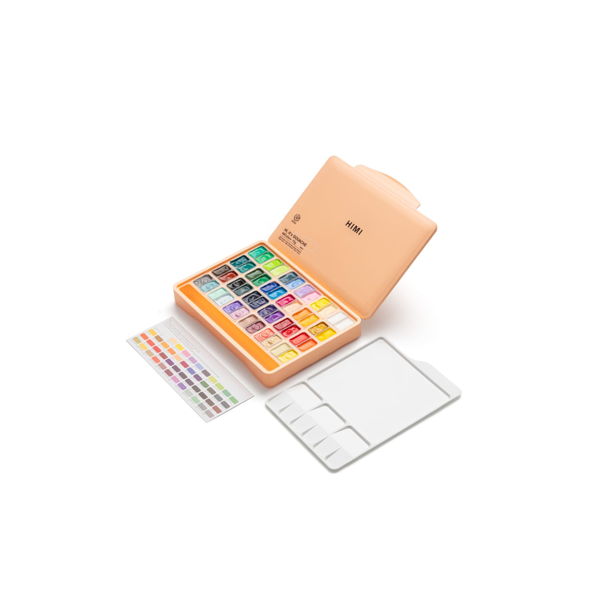 Estojo de Tinta Guache Himi - 48 Cores - Peach HIMI